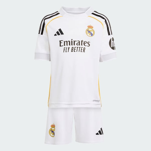 Adidas Real Madrid Home Jersey Mini Kit