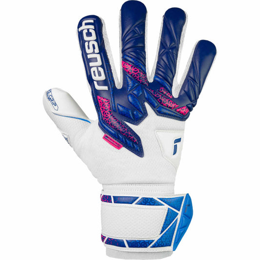 Reusch Attrakt RE:GRIP NC Finger Support Goalkeeper Gloves Youth