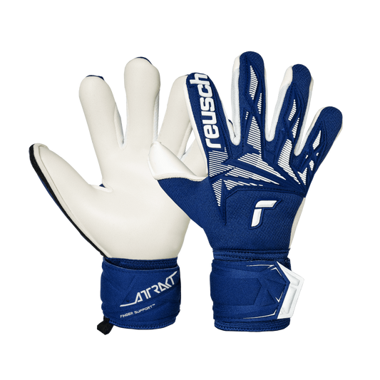 Reusch Attrakt Freegel Gold X Finger Support Goalkeeper Gloves Youth
