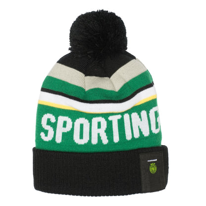 Sporting Fan Ink Knit Pom Beanie