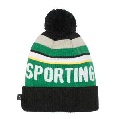 Sporting Fan Ink Knit Pom Beanie