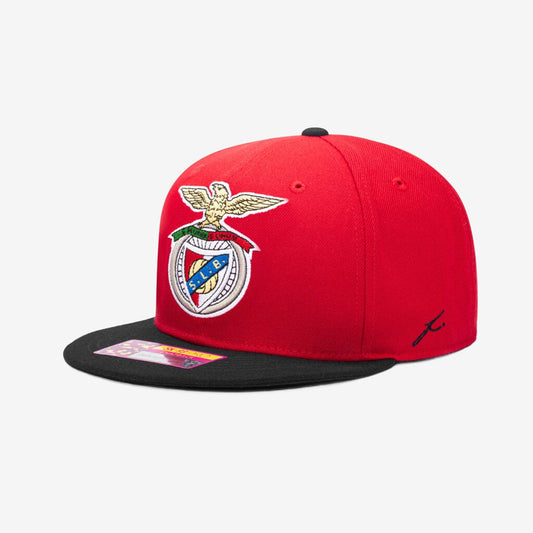 Benfica Club Fan Ink Flat Peak Snapback Cap