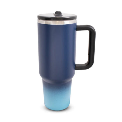 Tottenham Handle Flip Straw Insulated Tumbler (40 OZ)