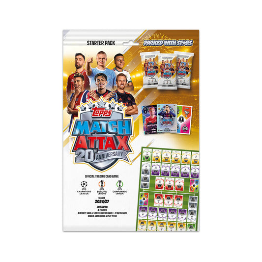 Topps 26/27 Match Attax UEFA Club Competitions Cards Starter Pack