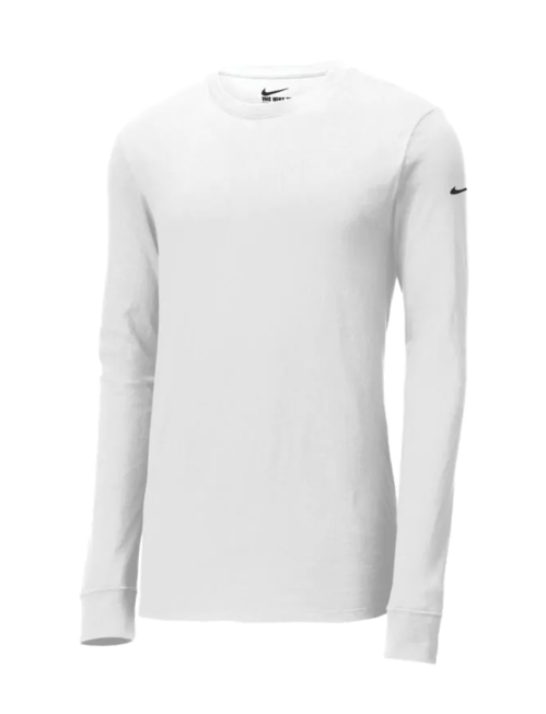 Nike Dri-Fit Long Sleeve T-Shirt White