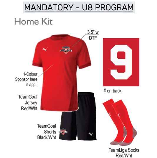 Toronto High Park U8 Competitive Player Program Package (MANDATORY)