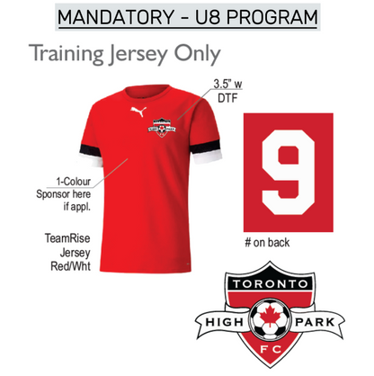 Toronto High Park U8 Competitive Player Program Package (MANDATORY)