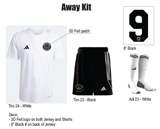 Toronto United Player Away Kit