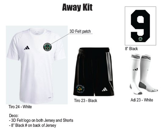 Toronto United Player Away Kit