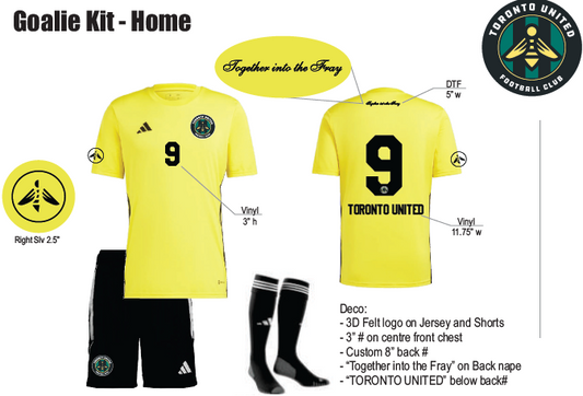 Toronto United Goalkeeper Home Kit