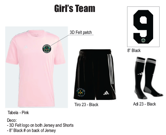Toronto United Women's Team Kit