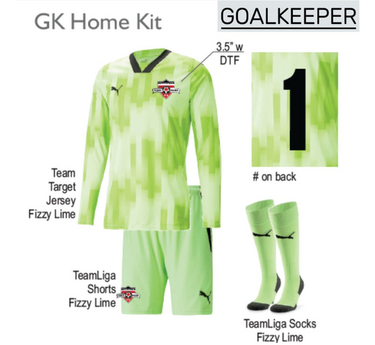 Toronto High Park OPDL Goalkeeper Package (MANDATORY)