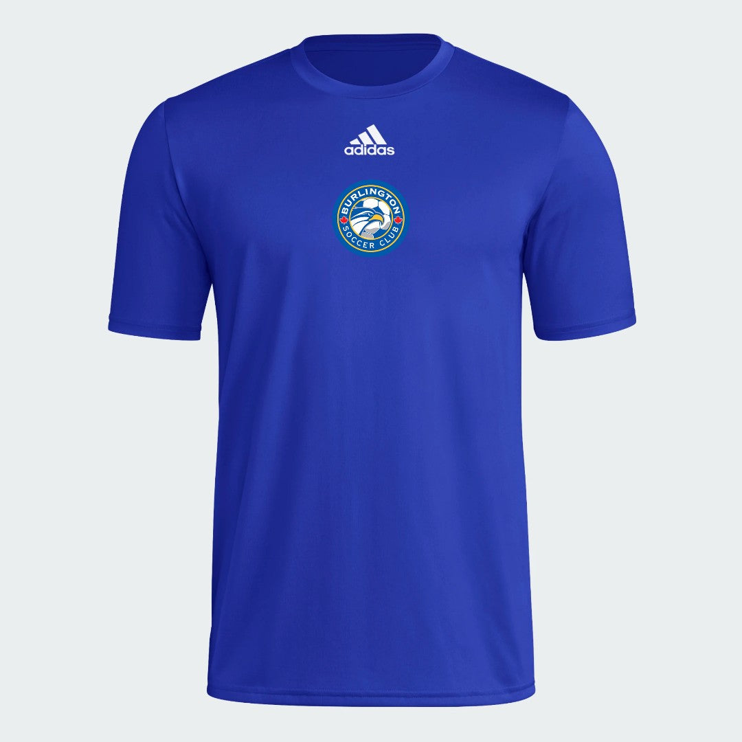 Burlington SC Pre Game T-Shirt Royal Blue