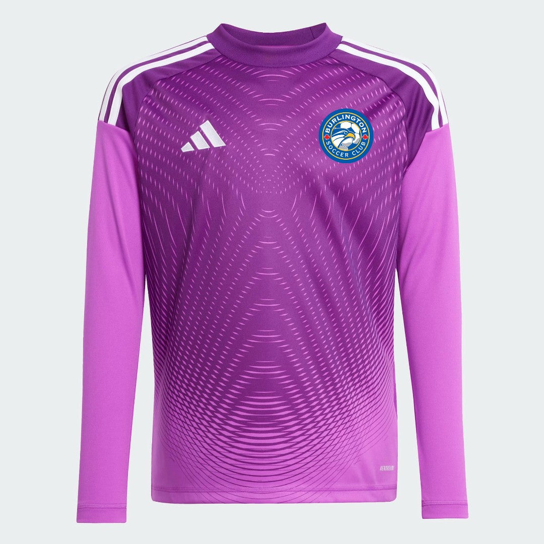 Burlington SC Tiro 25 Goalkeeper Jersey Purple Burst Youth