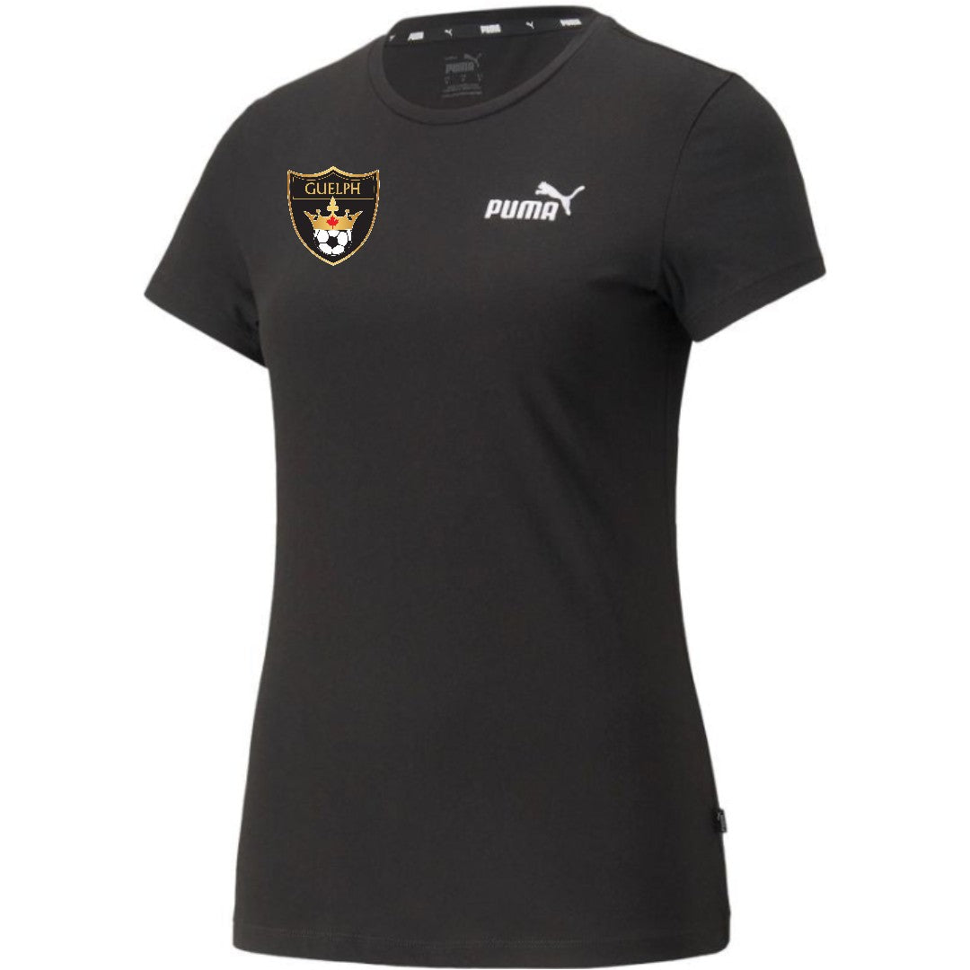 Guelph SC Puma ESS+ Embroidery T-Shirt Women's Black
