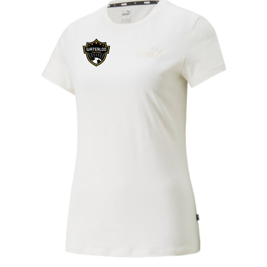 Waterloo United Puma ESS+ Embroidery T-Shirt Women's White