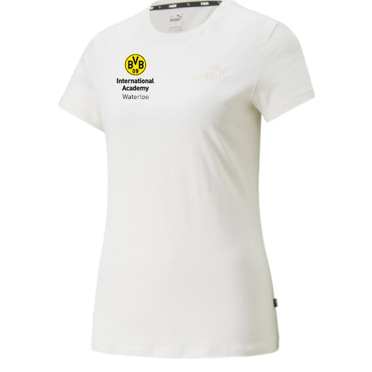 Waterloo BVB Puma ESS+ Embroidery T-Shirt Women's White