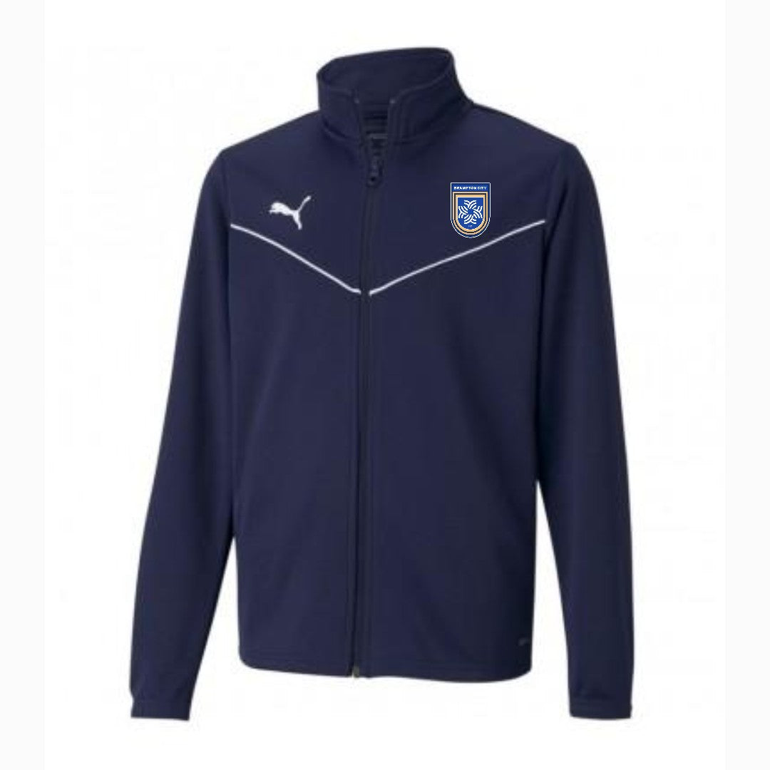 Brampton City Puma TeamRise Poly Training Jacket Peacoat Youth