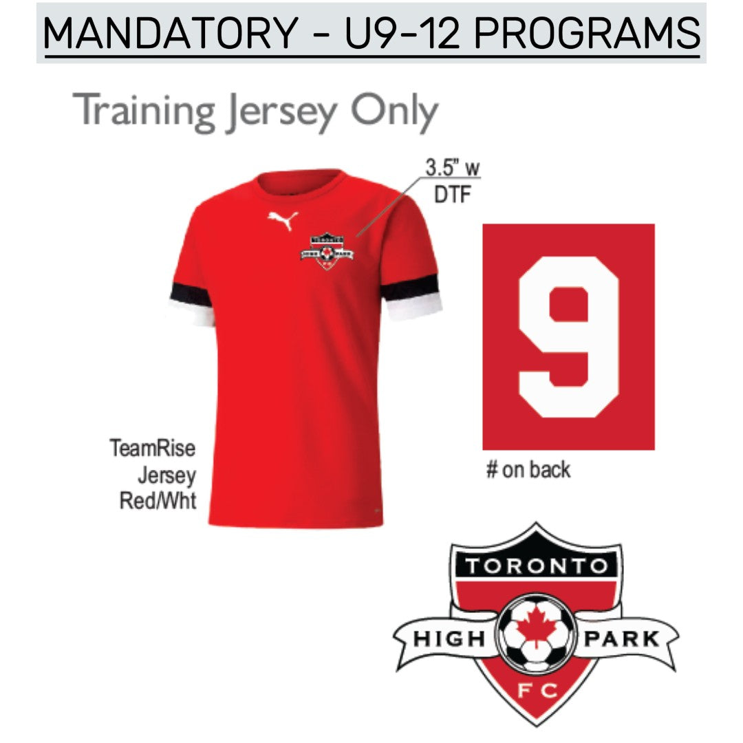 Toronto High Park U9-U12 Competitive Player Program Package (MANDATORY)