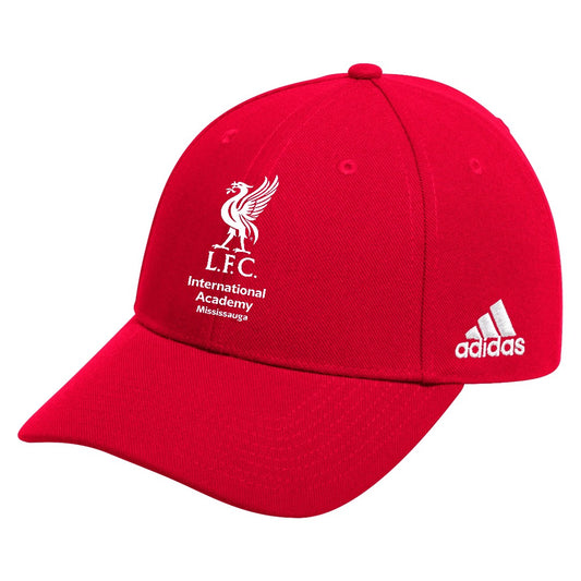 LFC IA Mississauga Adidas Structured Adjustable Cap Red