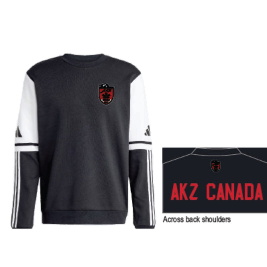 AKZ Canada Adidas Squadra 25 Crew Neck Black