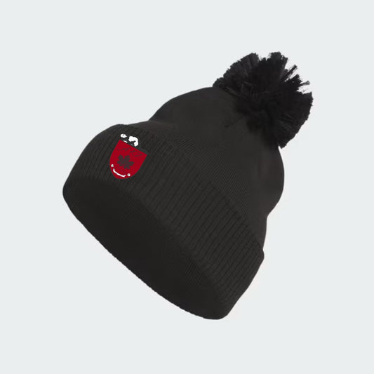 AKZ Canada Adidas Solid Cuffed Pom Beanie Black