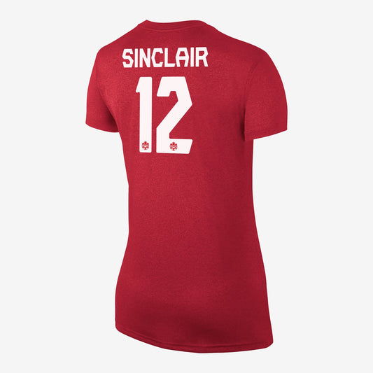 Nike Canada Soccer T-Shirt Sinclair 12 Women's