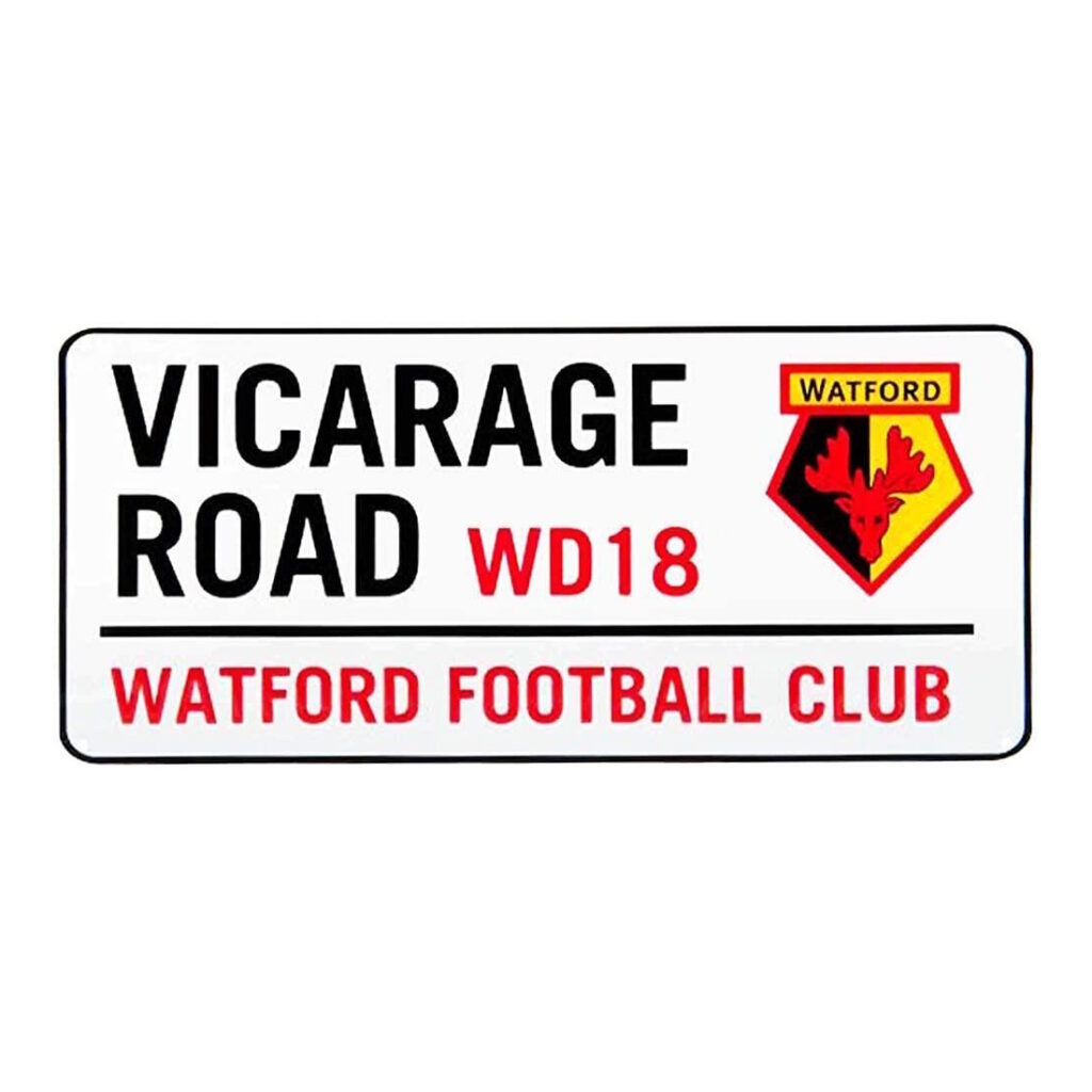 Watford White Street Sign