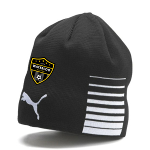 Waterloo United Liga Non-Reversible Beanie Black (Embroidered)