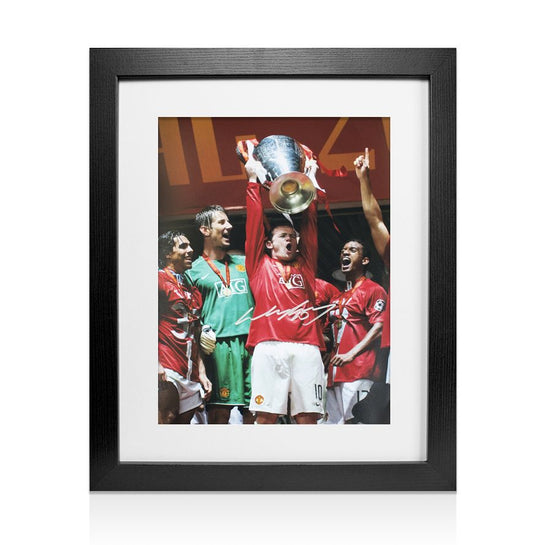 Photo encadrée du trophée de Wayne Rooney à Manchester United