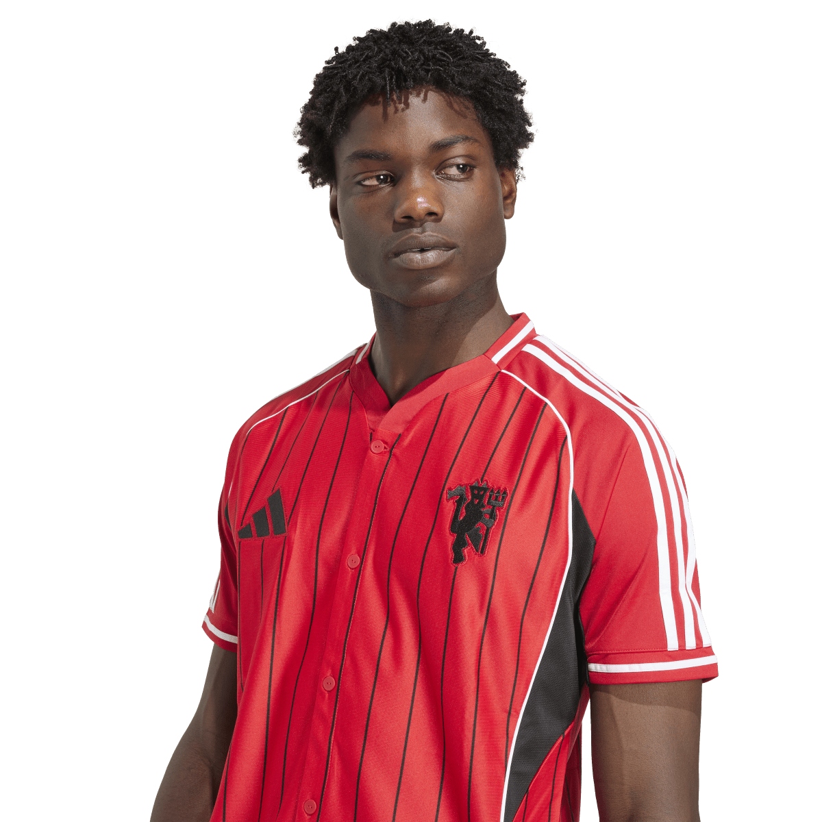 adidas Manchester United Mサイズ レッドシャツ Men's adidas Red Manchester United US Pack Full-Button