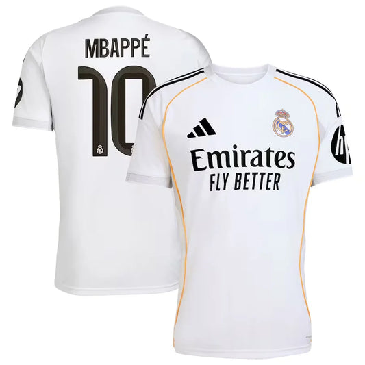 Adidas Real Madrid 25/26 "Mbappe #10" Home Jersey