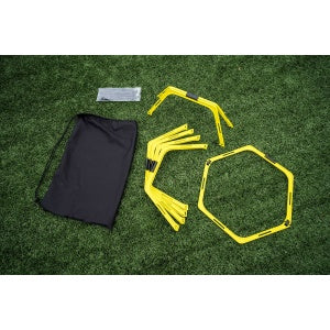 Lot de 12 anneaux de vitesse hexagonaux Kwik Goal