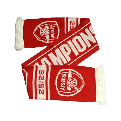 Arsenal 2025/26 Champions Scarf