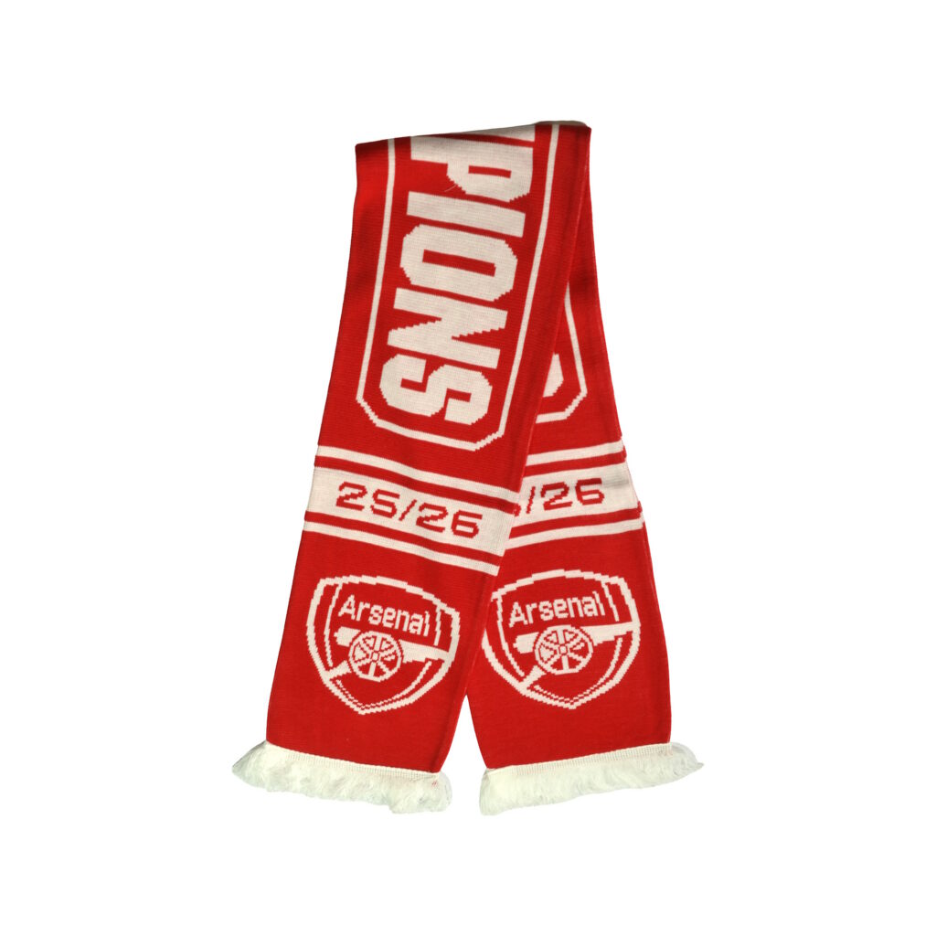 Arsenal 2025/26 Champions Scarf