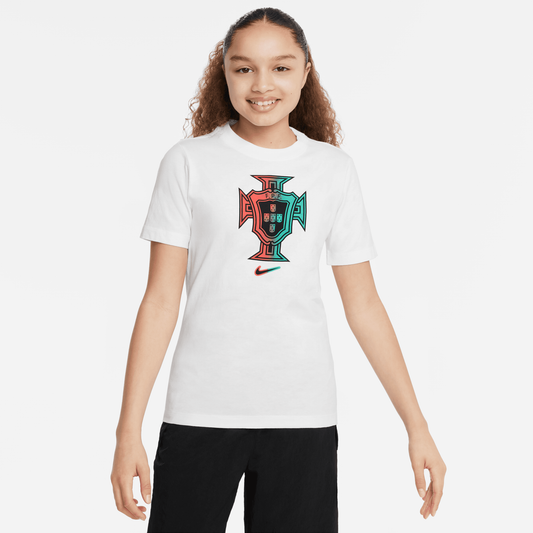 T-shirt Nike Portugal blanc pour jeunes