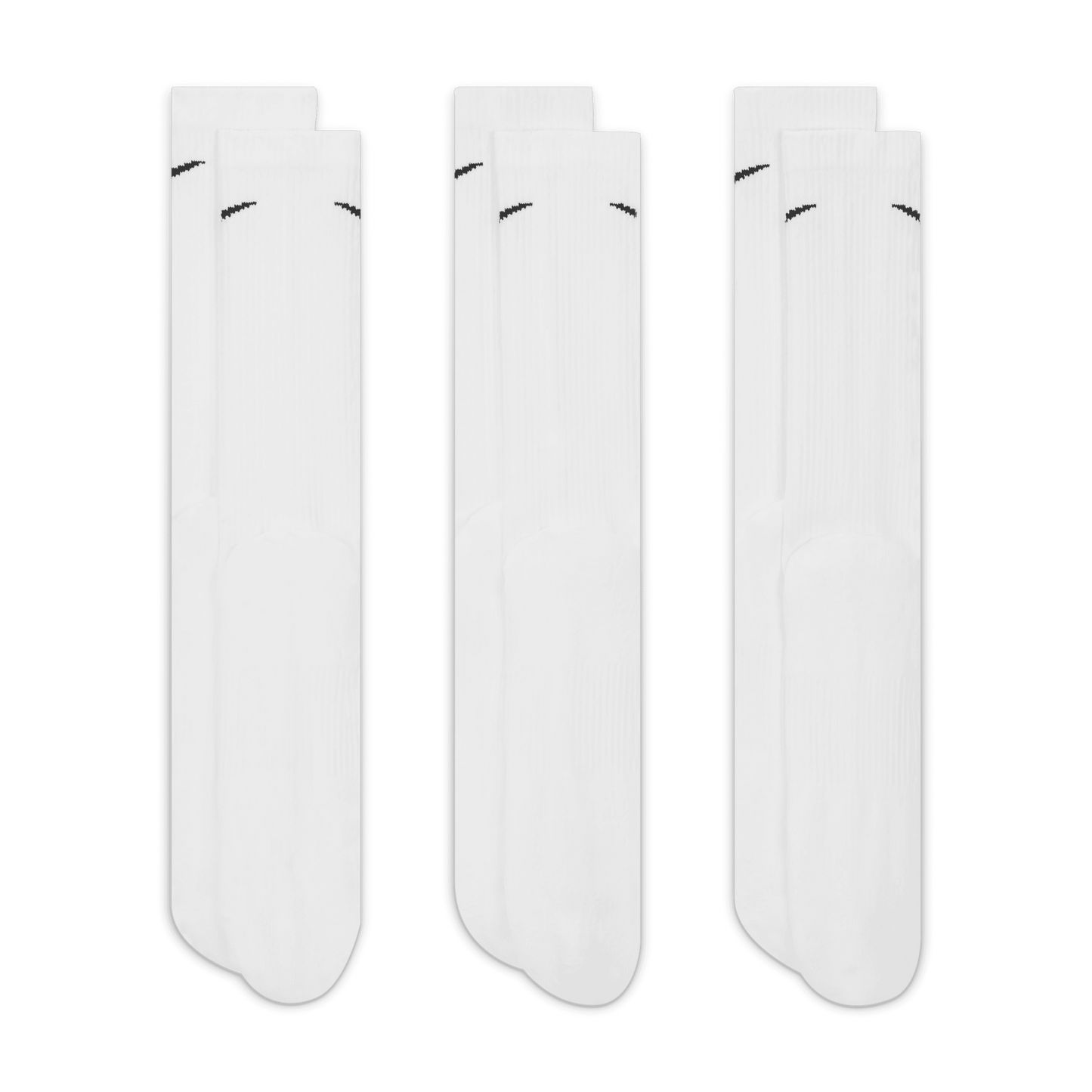 Nike Everyday Plus Cushioned Training Crew Socks White