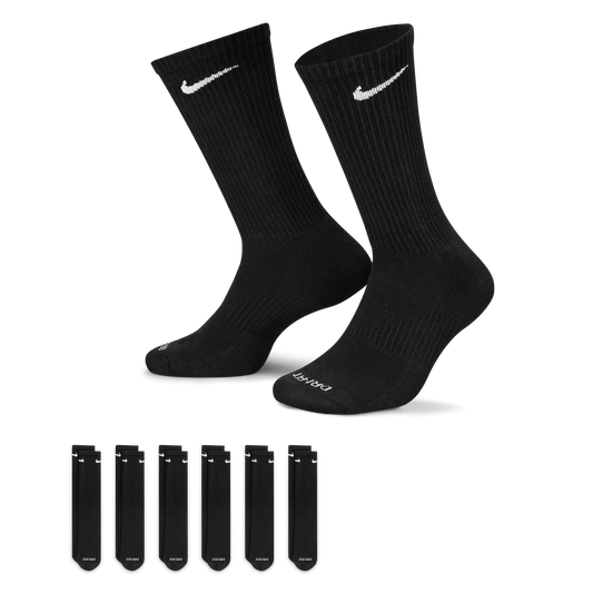 Nike Everyday Plus Cushioned Training Crew Socks Black