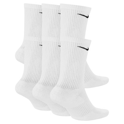 Chaussettes d'entraînement Nike Everyday Plus Cushioned Crew blanches