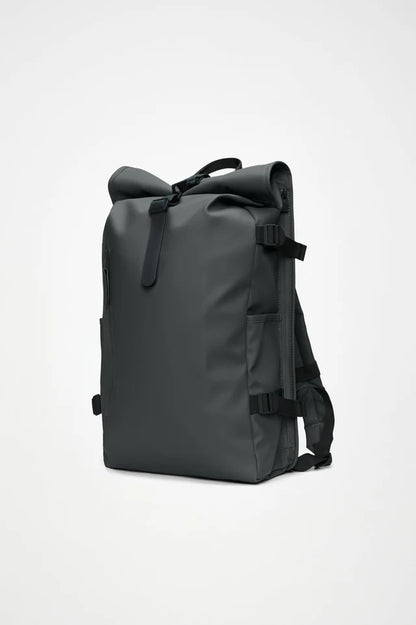 Rains Rolltop Rucksack Large Bag Dark Grey
