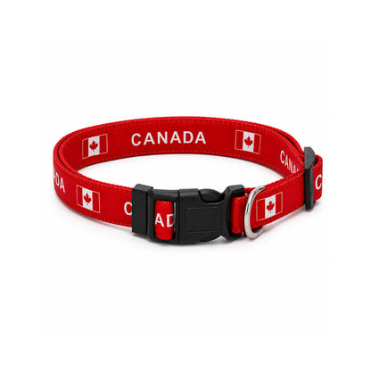 Canada Large Adjustable Dog Collar (Fits 16" to 26")