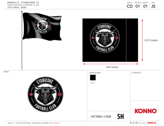 Konno Custom Corner Flag