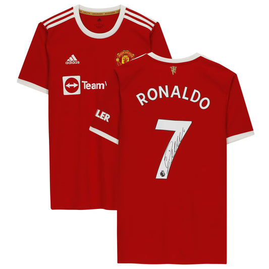 Cristiano Ronaldo Signed 2021 Manchester United Jersey
