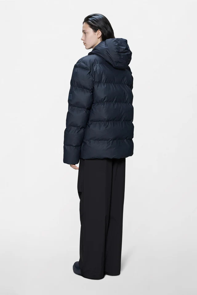Rains Alta Puffer Jacket Navy