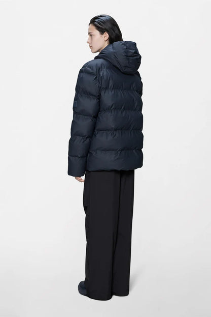 Rains Alta Puffer Jacket Navy