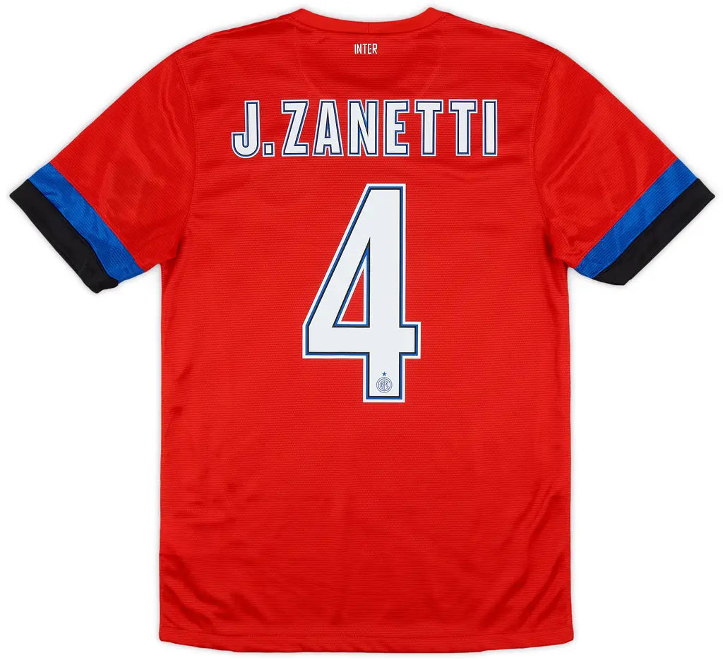 2012-13 Inter Milan Away Shirt J.Zanetti #4 (S)
