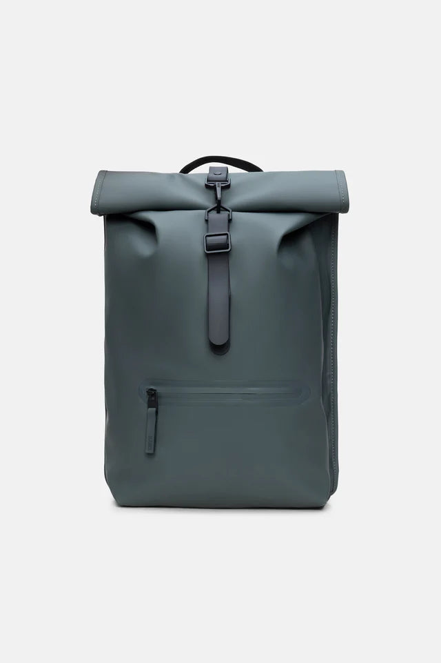 Rains Rolltop Rucksack Bag Dark Grey