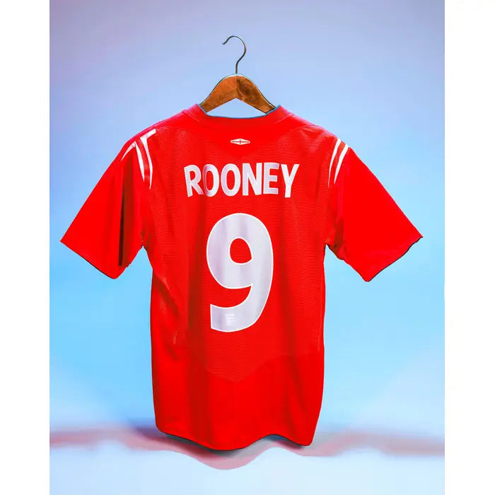 2004-06 England Away Shirt Rooney #9EL