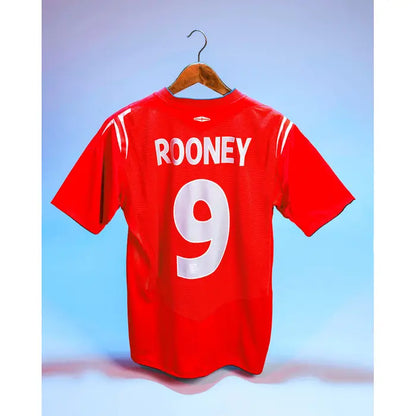 2004-06 England Away Shirt Rooney #9EL