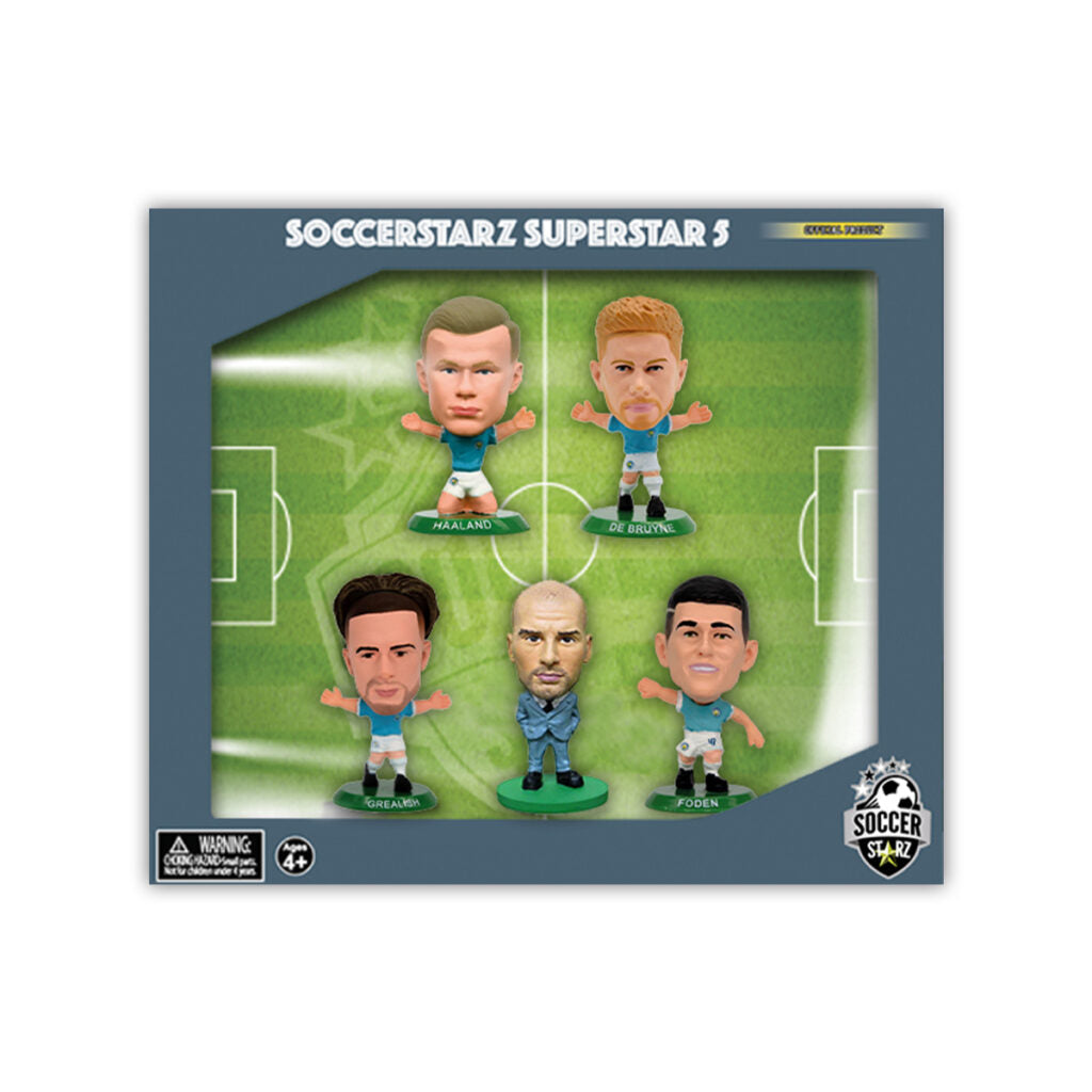 Manchester City 5 Player Soccerstarz Team Set